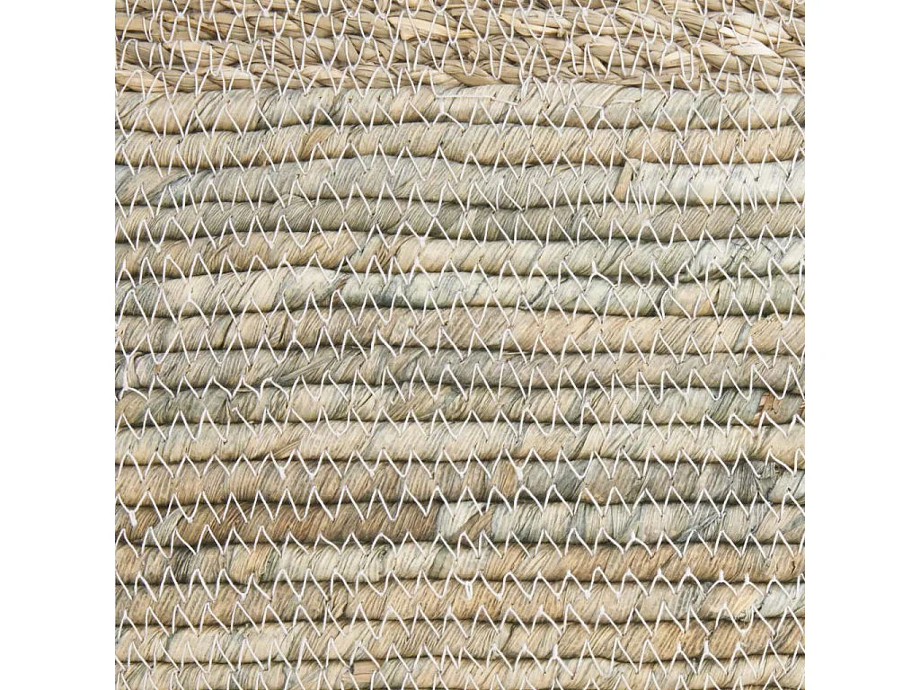 Habitat - Panier en jonc de mer - 38 x 22 cm - Vert - Ussar