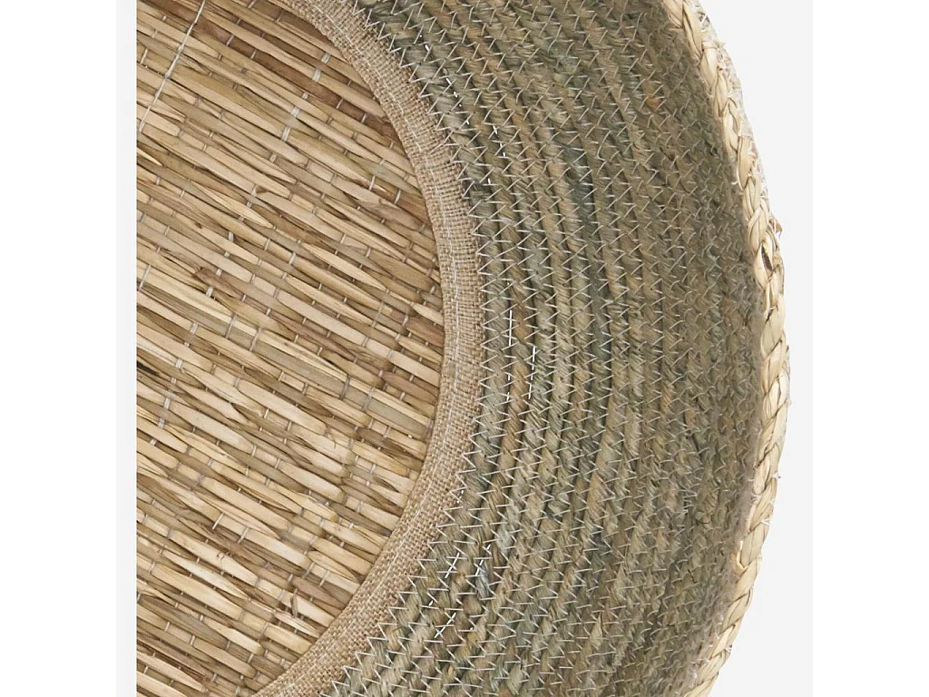 Habitat - Panier en jonc de mer - 38 x 22 cm - Vert - Ussar