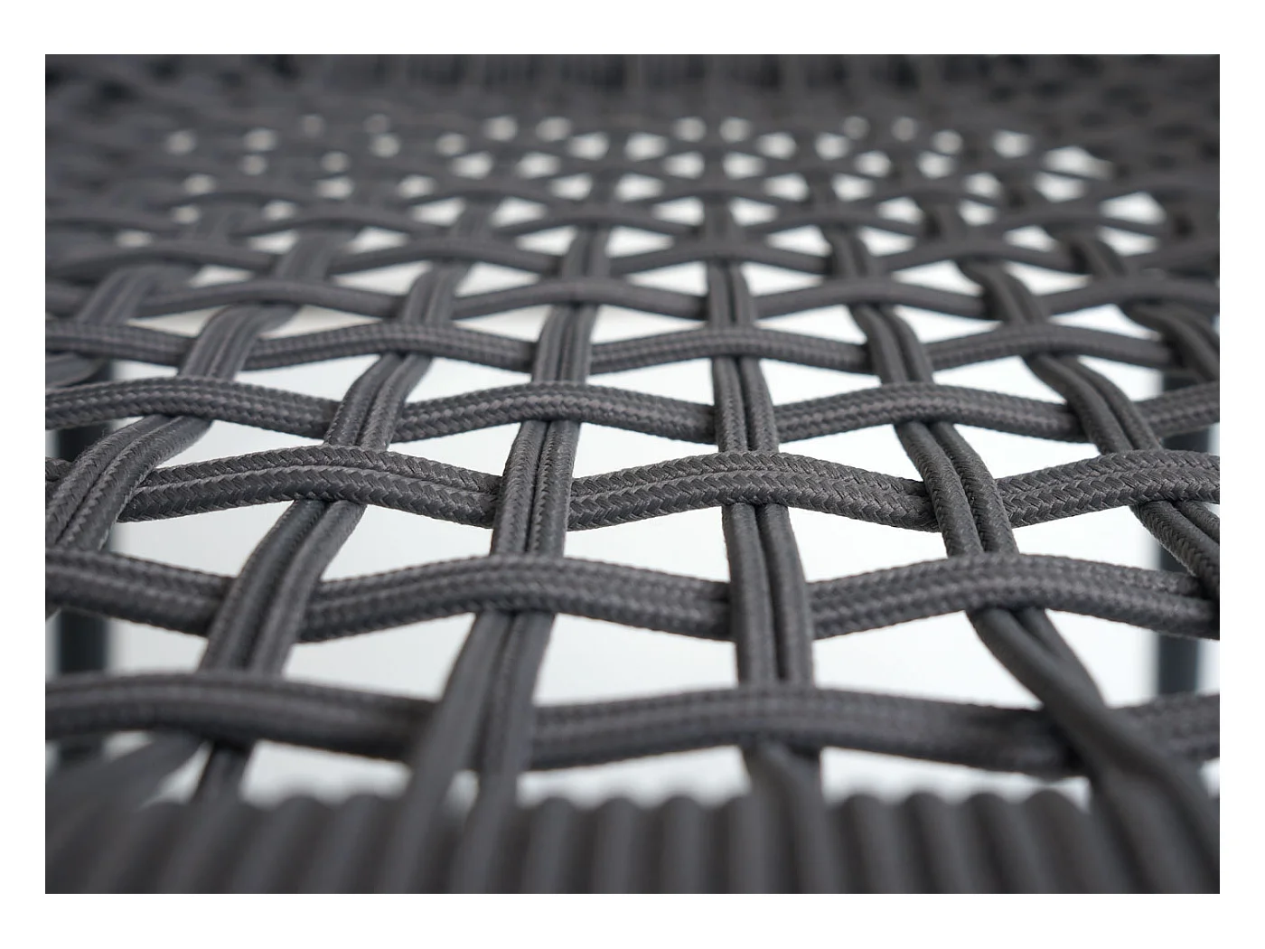 Chaise de jardin MCW-O12 (lot de 2),  anthracite, housse taupe