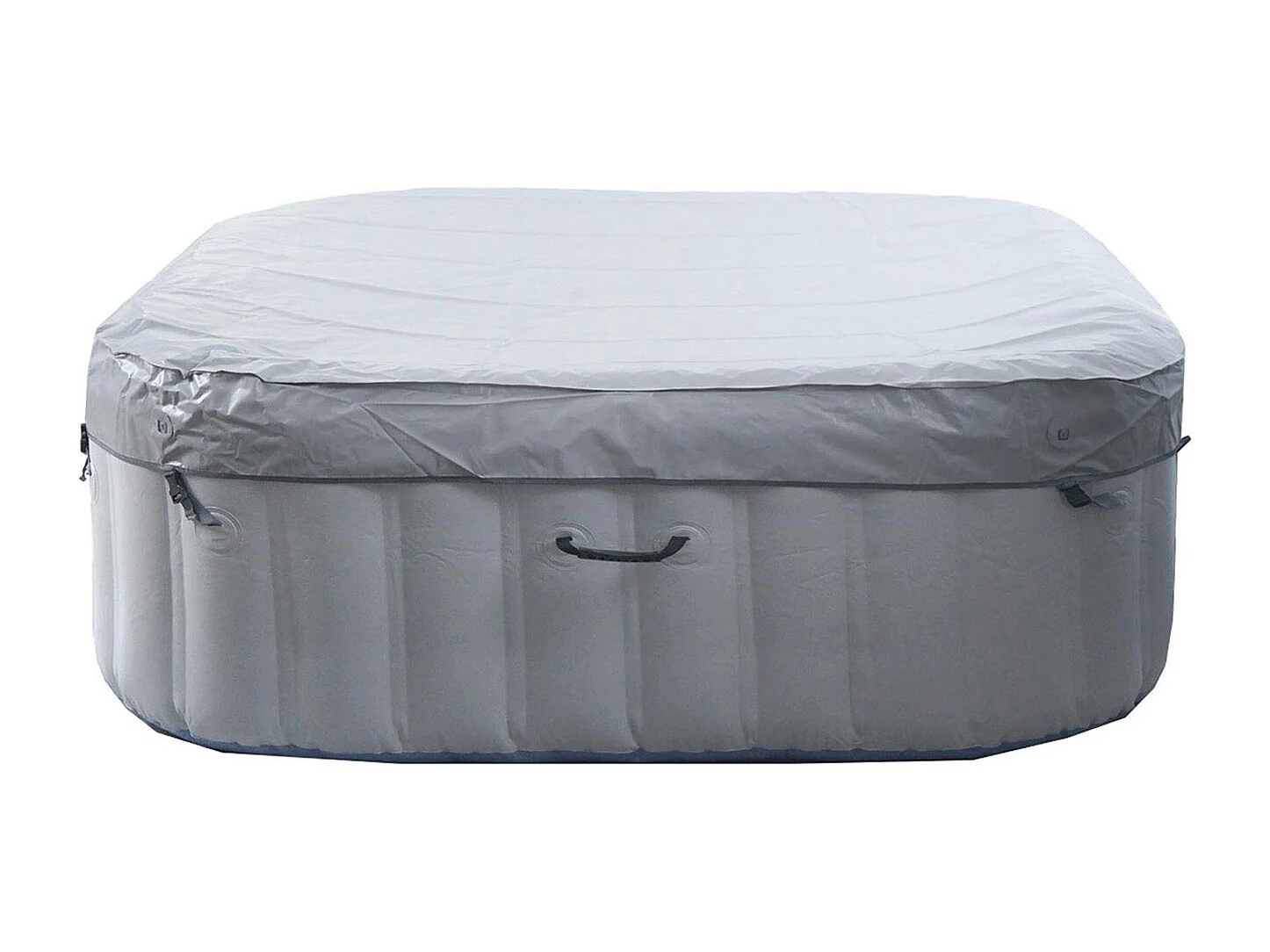 Whirlpool MCW-N97, Ersatz-Pool 6 Personen, In-/Outdoor aufblasbar PVC laminiert, eckig 198cm, grau-blau