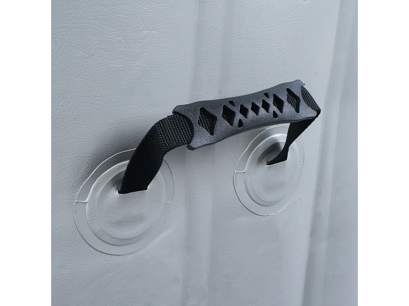 Whirlpool MCW-N97, Ersatz-Pool 5 Personen, In-/Outdoor aufblasbar PVC laminiert, rund Ø198cm, grau-blau