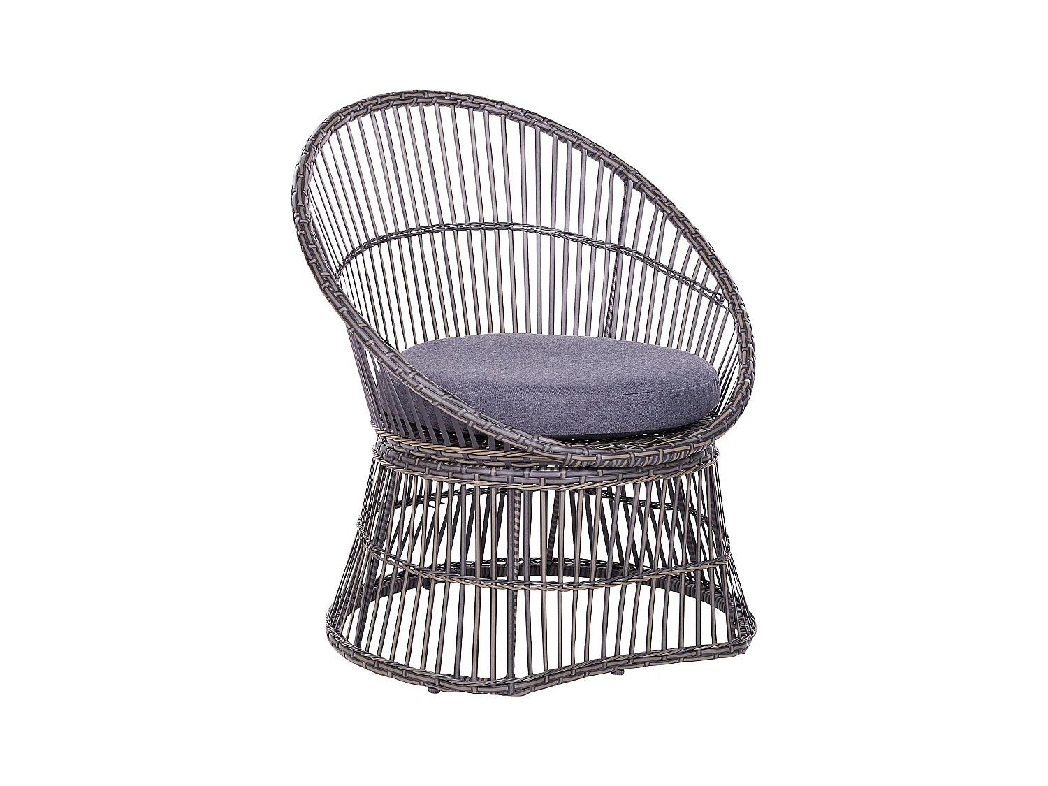 Zestaw mebli balkonowych z poduszkami MESYNA Technorattan Beżowoszary