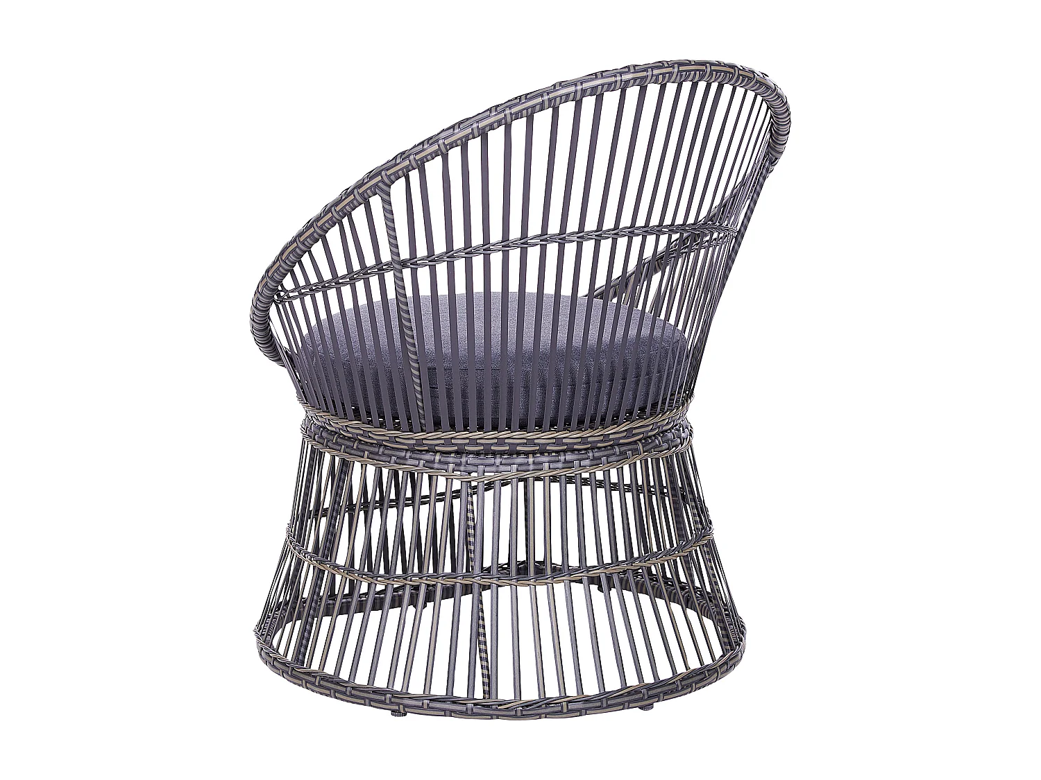 Ensemble pour bistro avec coussins MESYNA Taupe