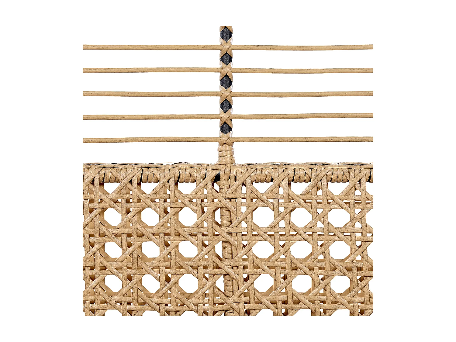 Banc avec coussin d'assise PRATELLO 122 cm Naturel