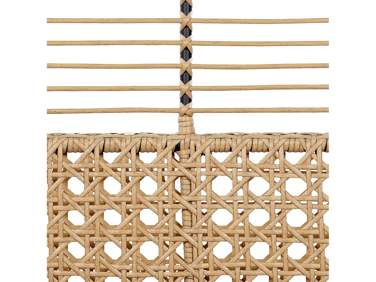 Banc avec coussin d'assise PRATELLO 122 cm Naturel
