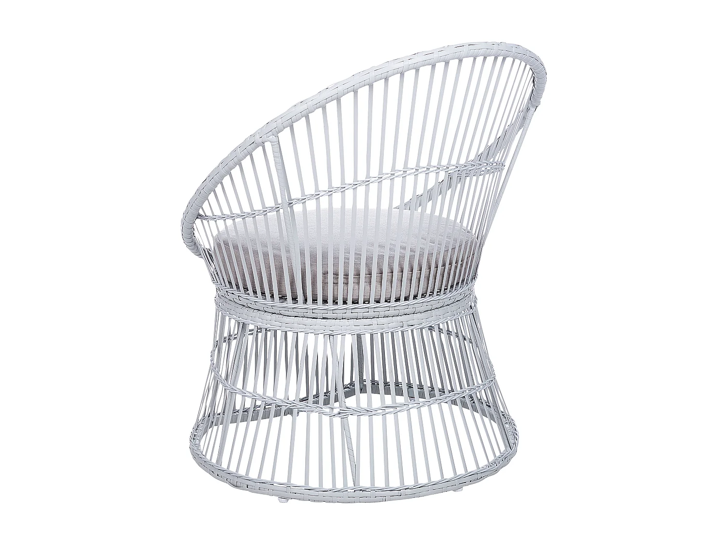 Ensemble pour bistro avec coussins MESYNA Blanc