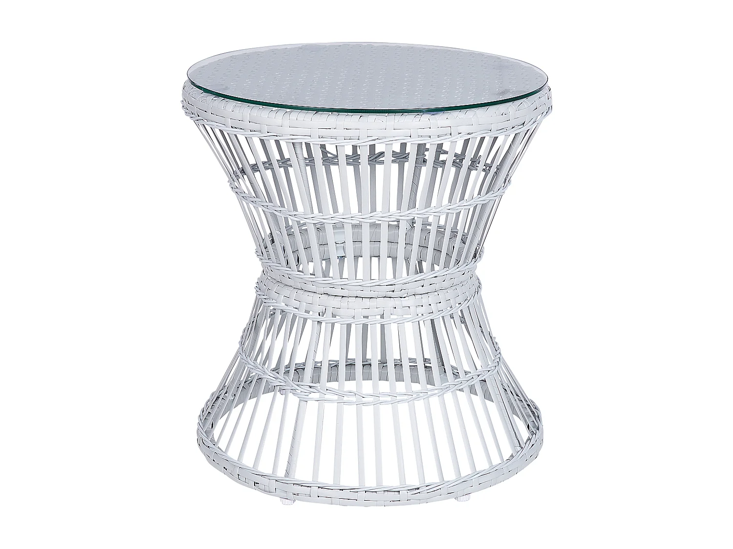 Ensemble pour bistro avec coussins MESYNA Blanc