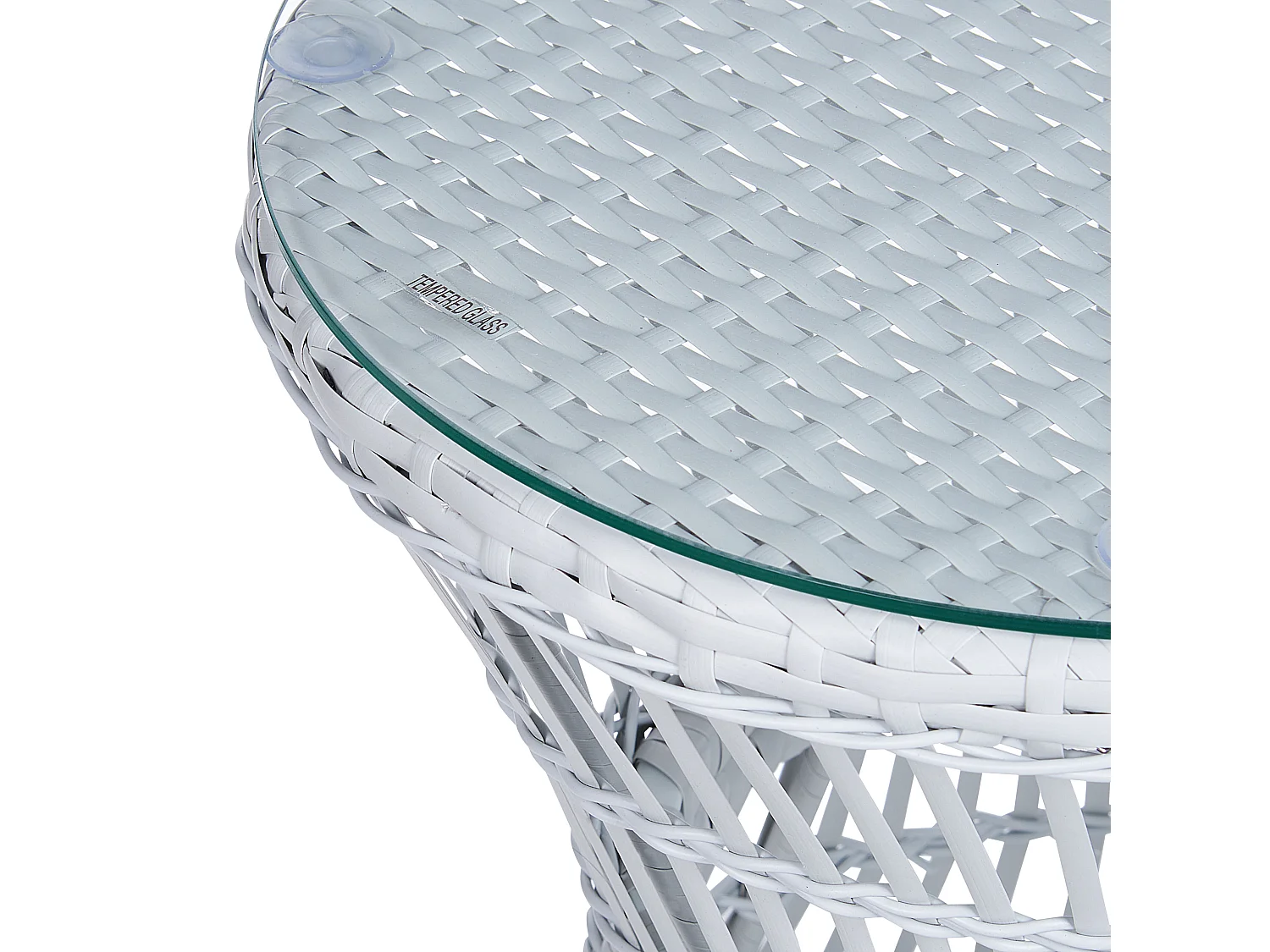 Ensemble pour bistro avec coussins MESYNA Blanc