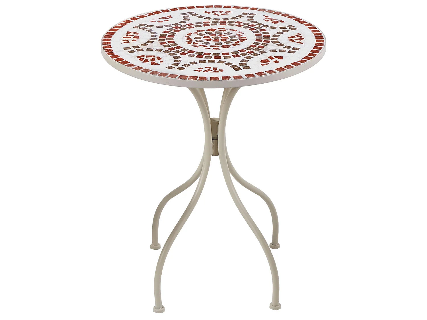 Ensemble pour bistro Pliant SPELLO Métal Blanc