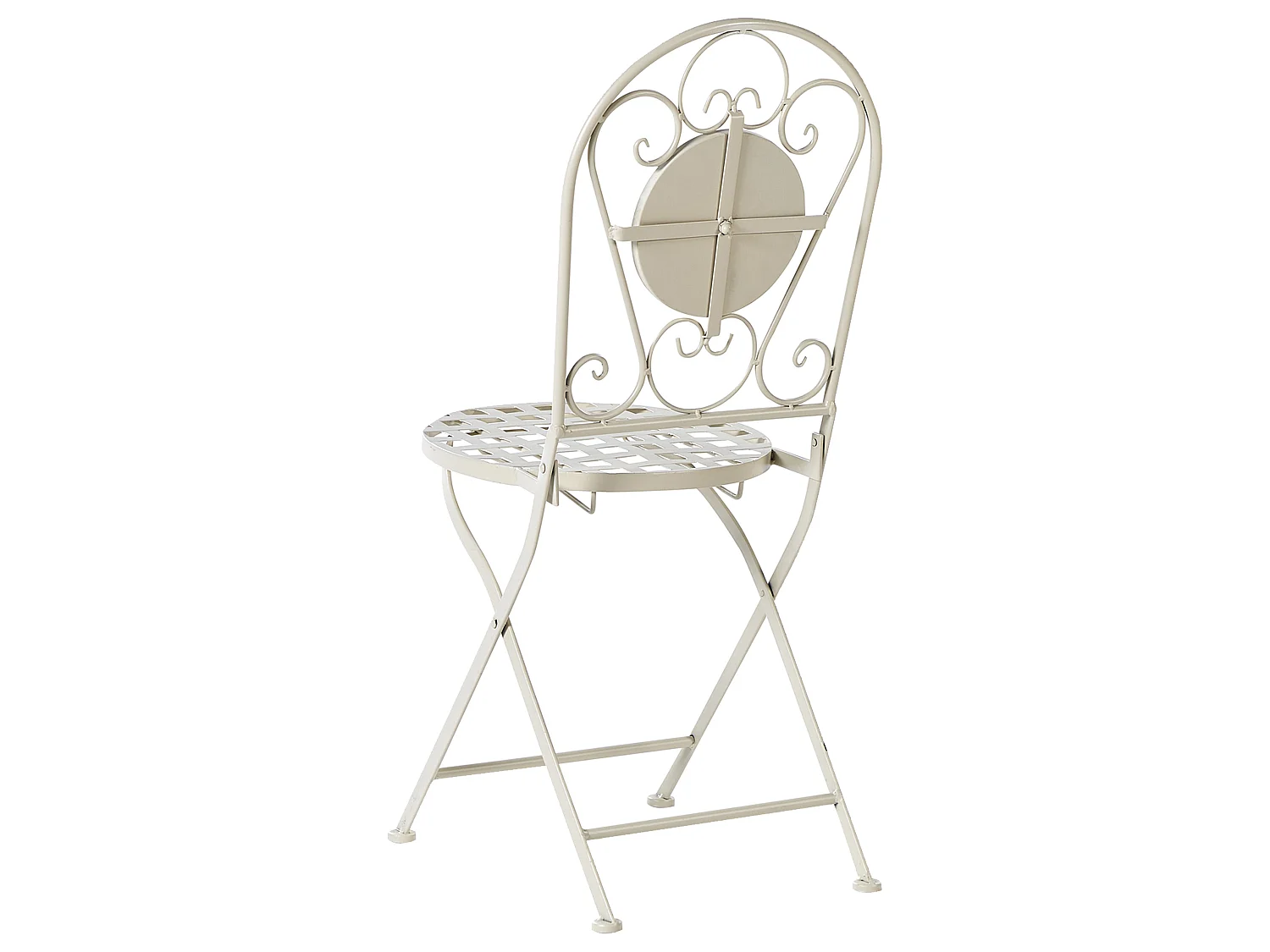 Ensemble pour bistro Pliant SPELLO Métal Blanc