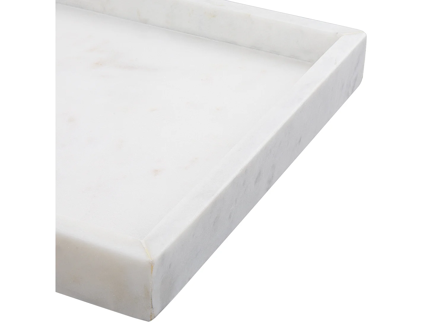 Plateau décoratif KATERINI Pierre Marbre blanc