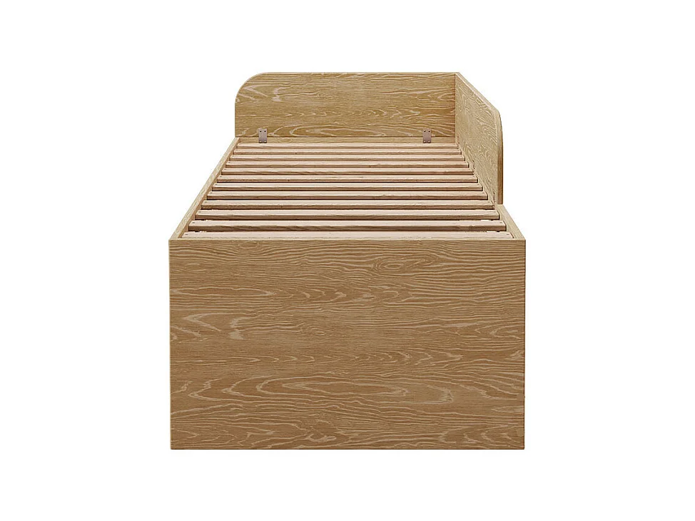 Lit gigogne 90x200 cm bois massif bois NOHA