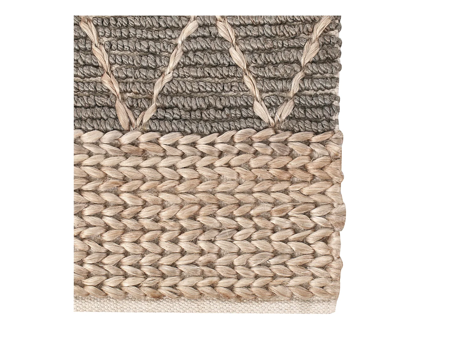 Tapis TELLIKAYA Gris 80 x 300 cm Jute