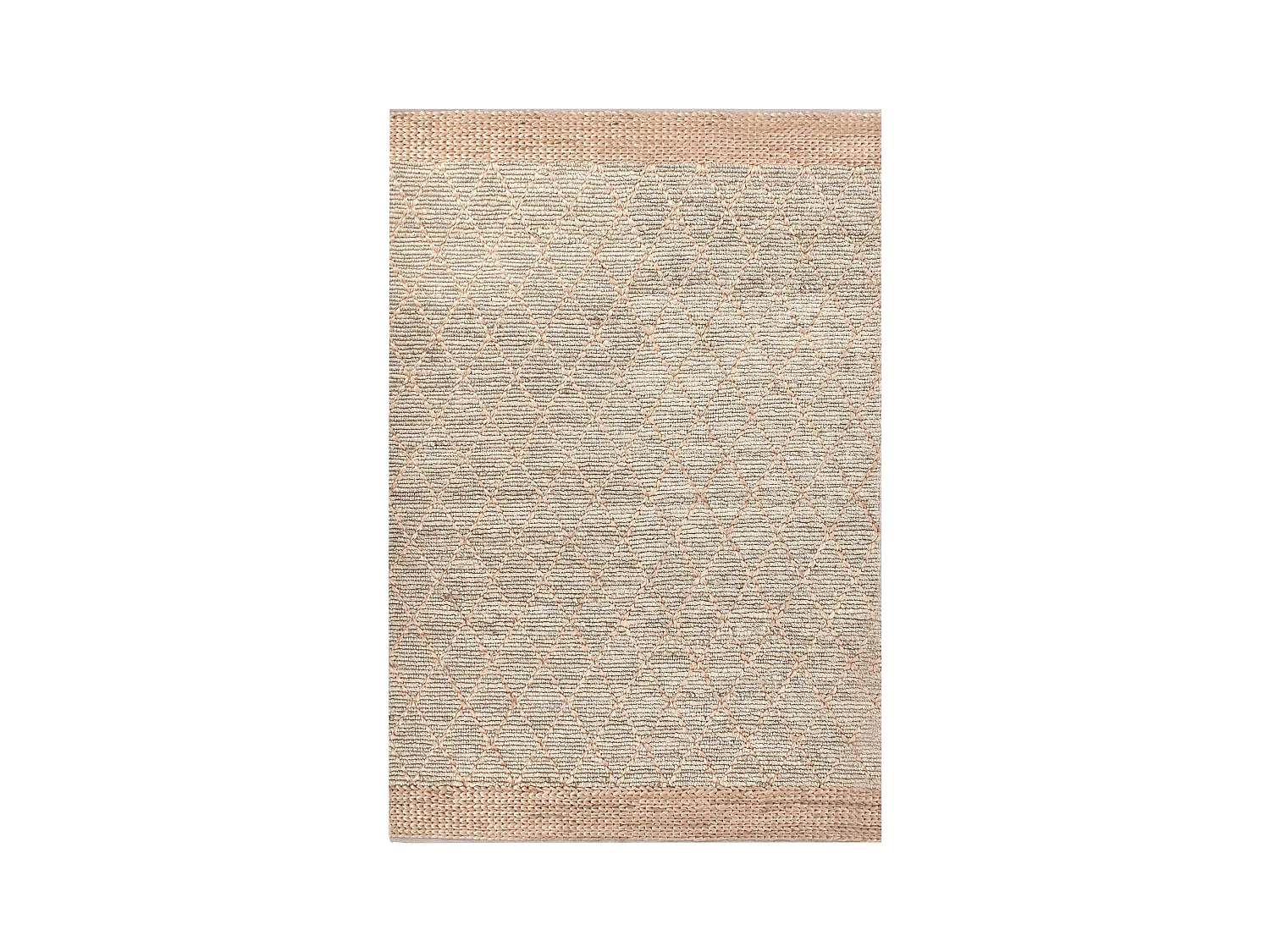 Vloerkleed TELLIKAYA 200 x 300 cm Jute Beige