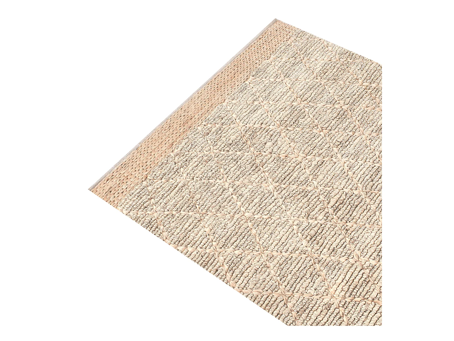 Vloerkleed TELLIKAYA 200 x 300 cm Jute Beige