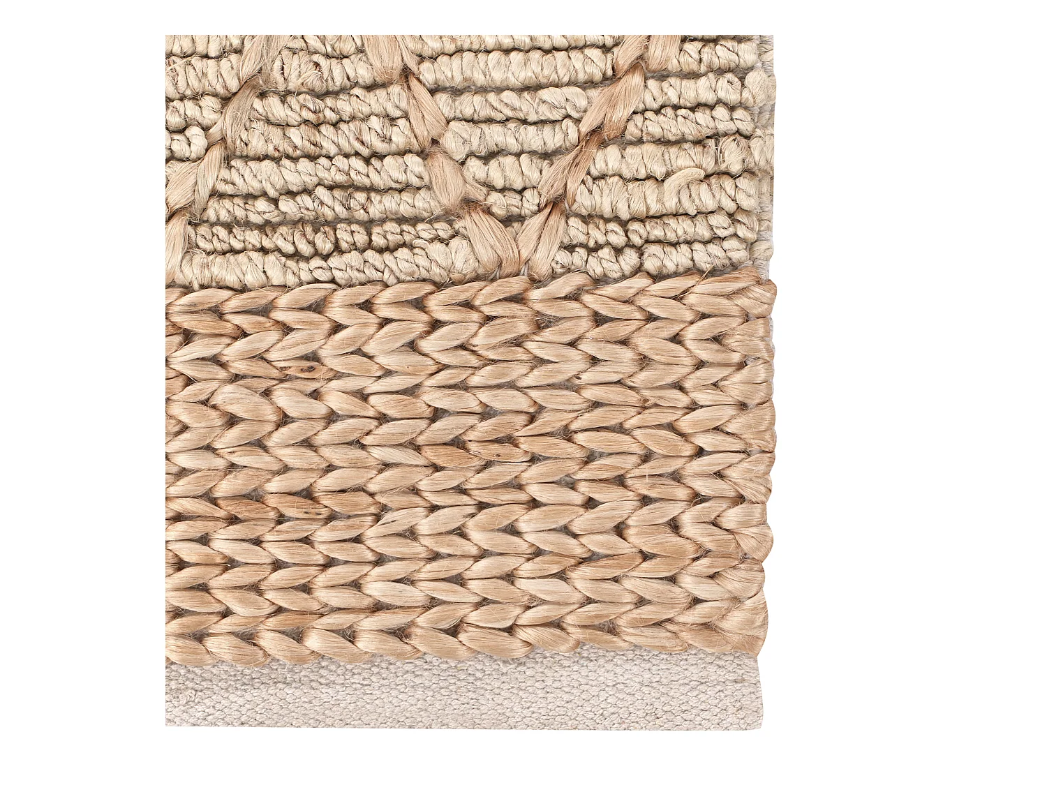 Vloerkleed TELLIKAYA 200 x 300 cm Jute Beige