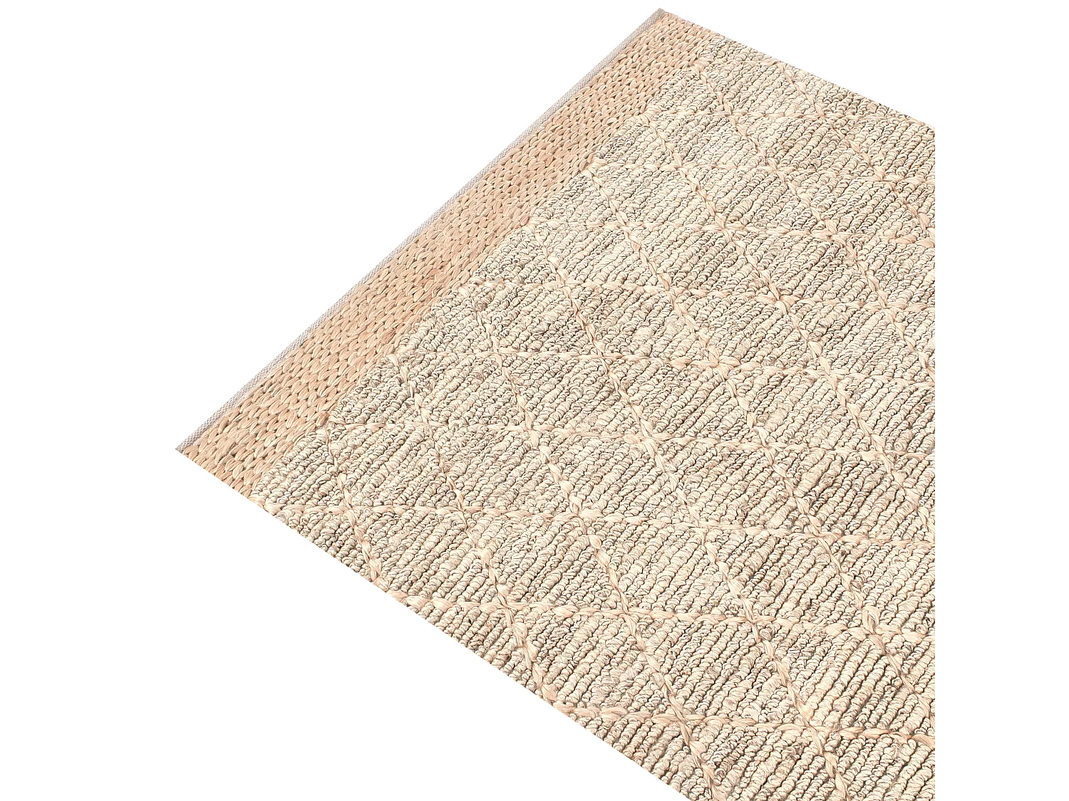 Teppich TELLIKAYA 200 x 300 cm Jute Beige