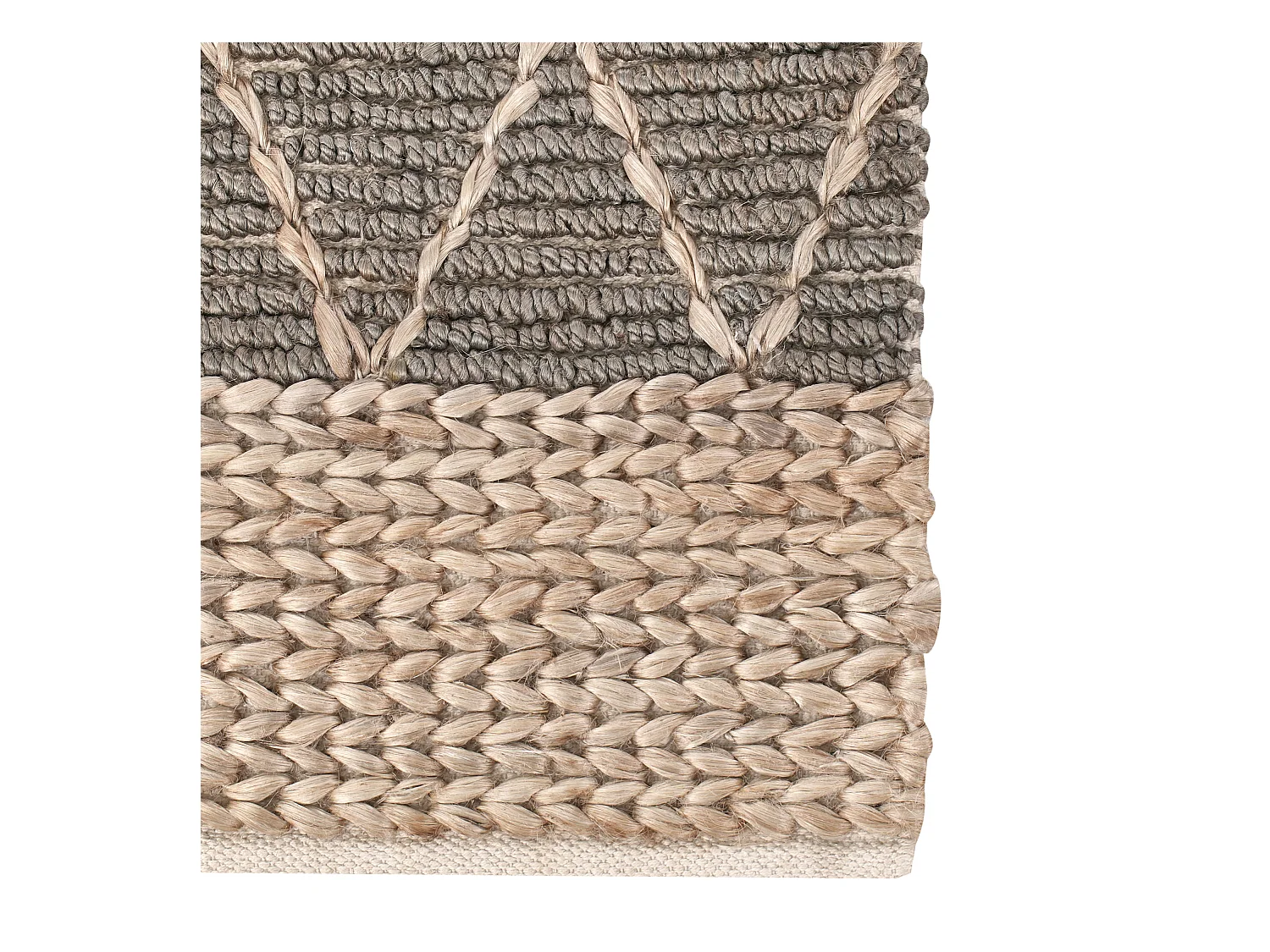 Tapis TELLIKAYA Gris 160 x 230 cm Jute