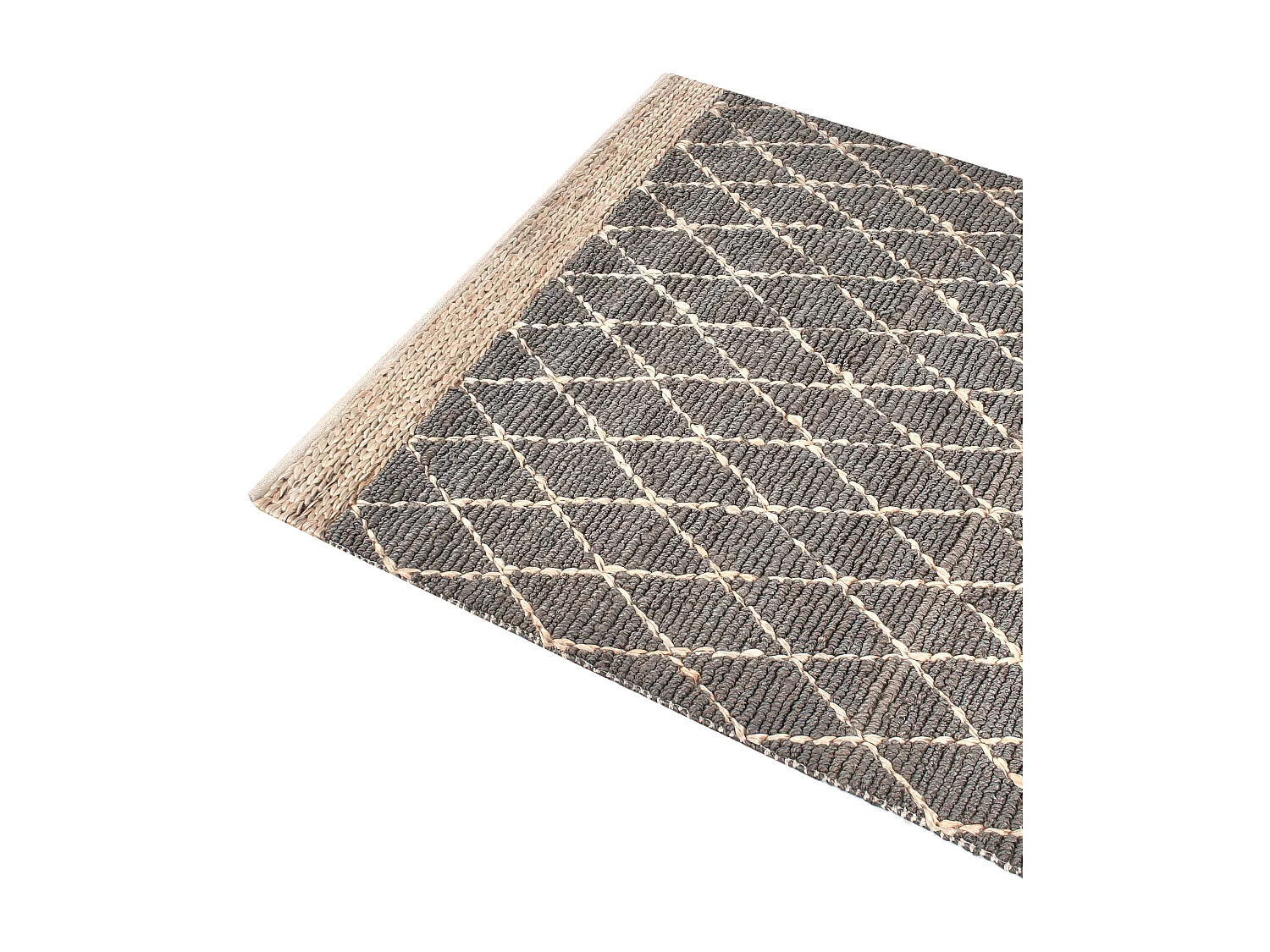 Tapis TELLIKAYA Gris 160 x 230 cm Jute