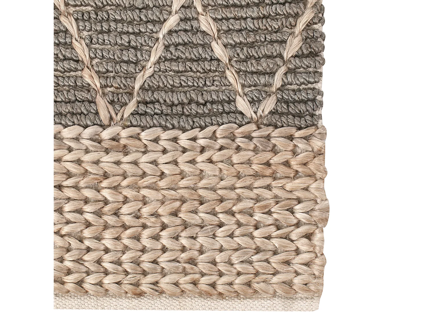 Tapis TELLIKAYA Gris 160 x 230 cm Jute