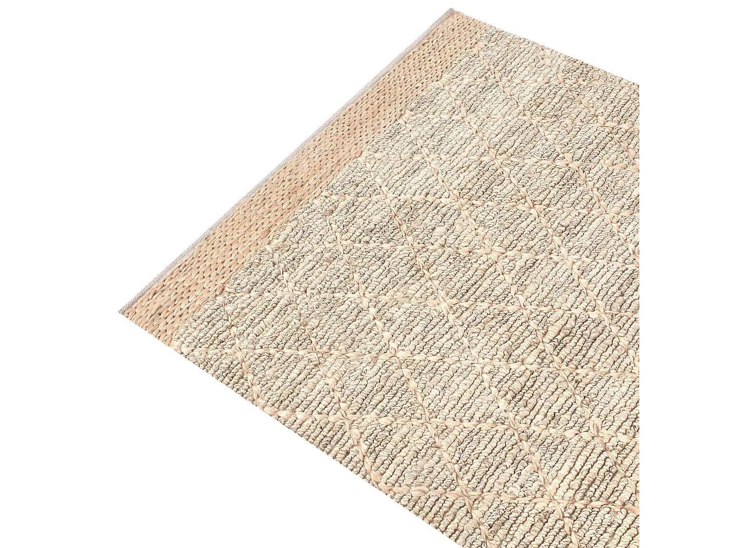 Tapis TELLIKAYA Beige 160 x 230 cm Jute