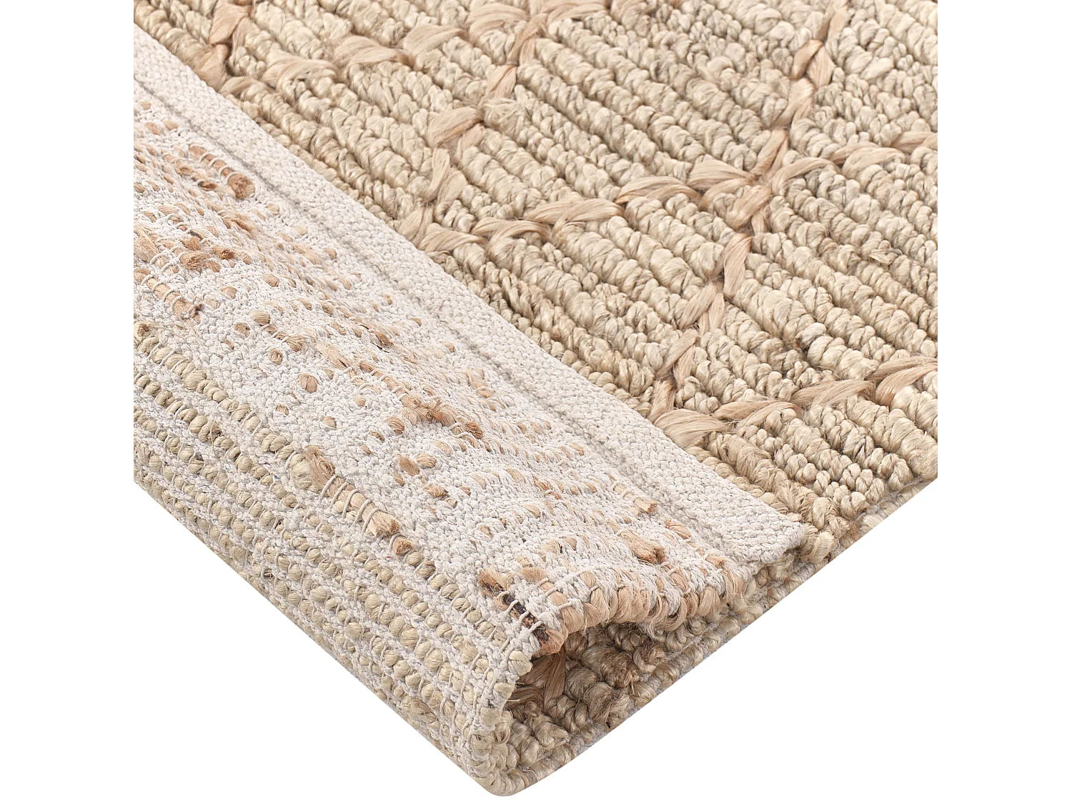 Tapis TELLIKAYA Beige 160 x 230 cm Jute