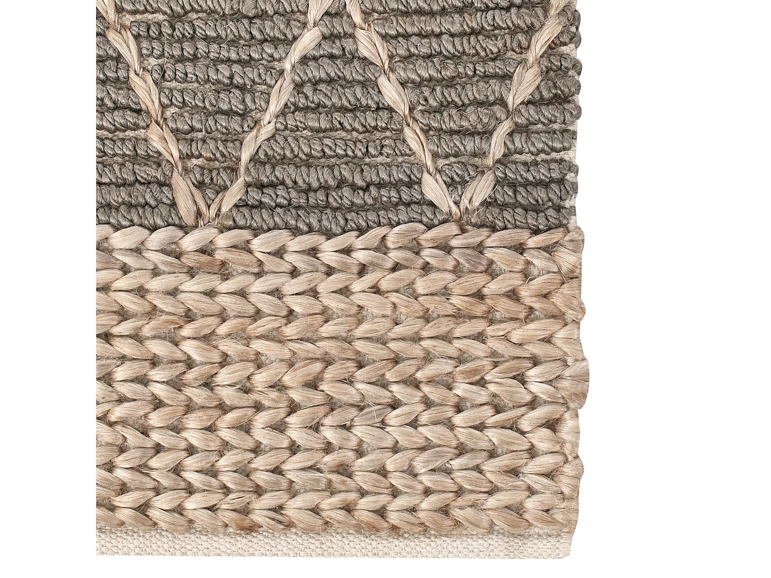 Tapis TELLIKAYA Gris 200 x 300 cm Jute