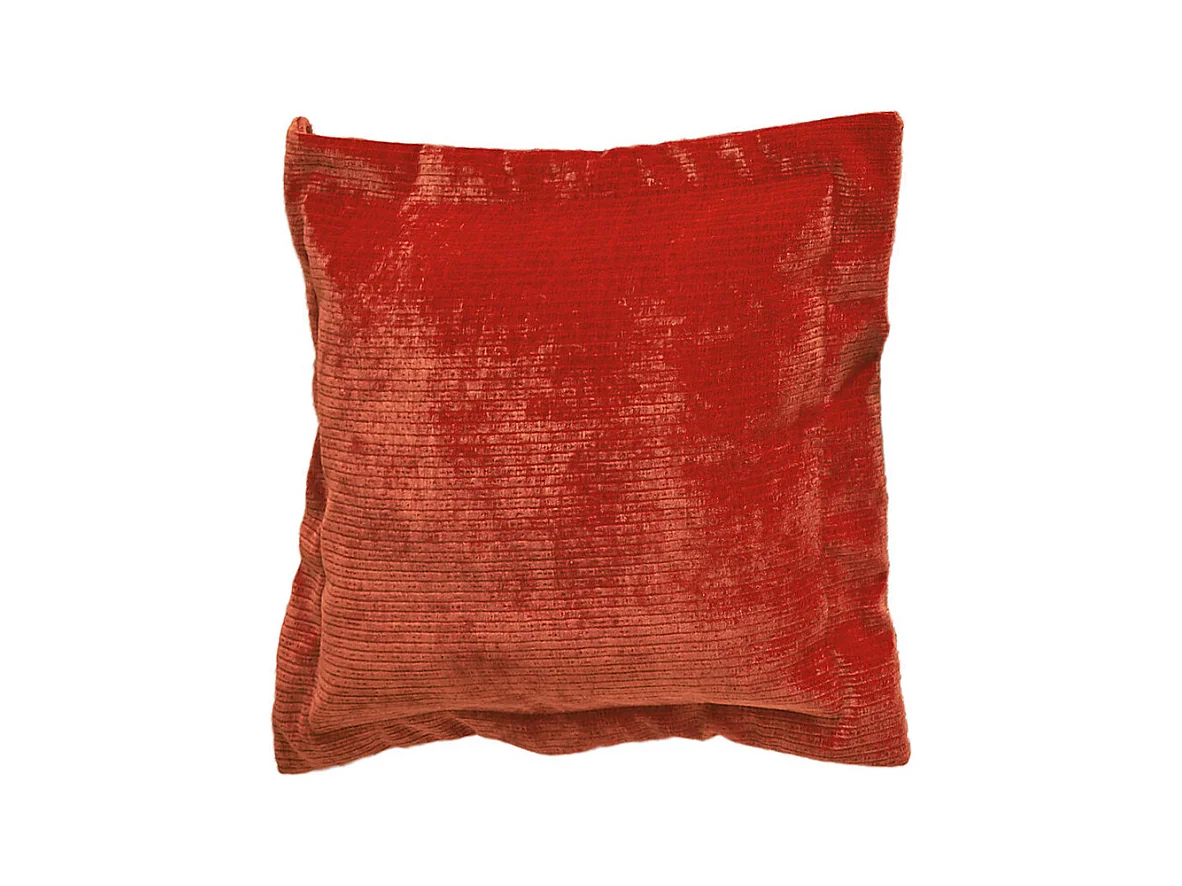 Coussin Flutter - Rouge Velours côtelé - SEPHI