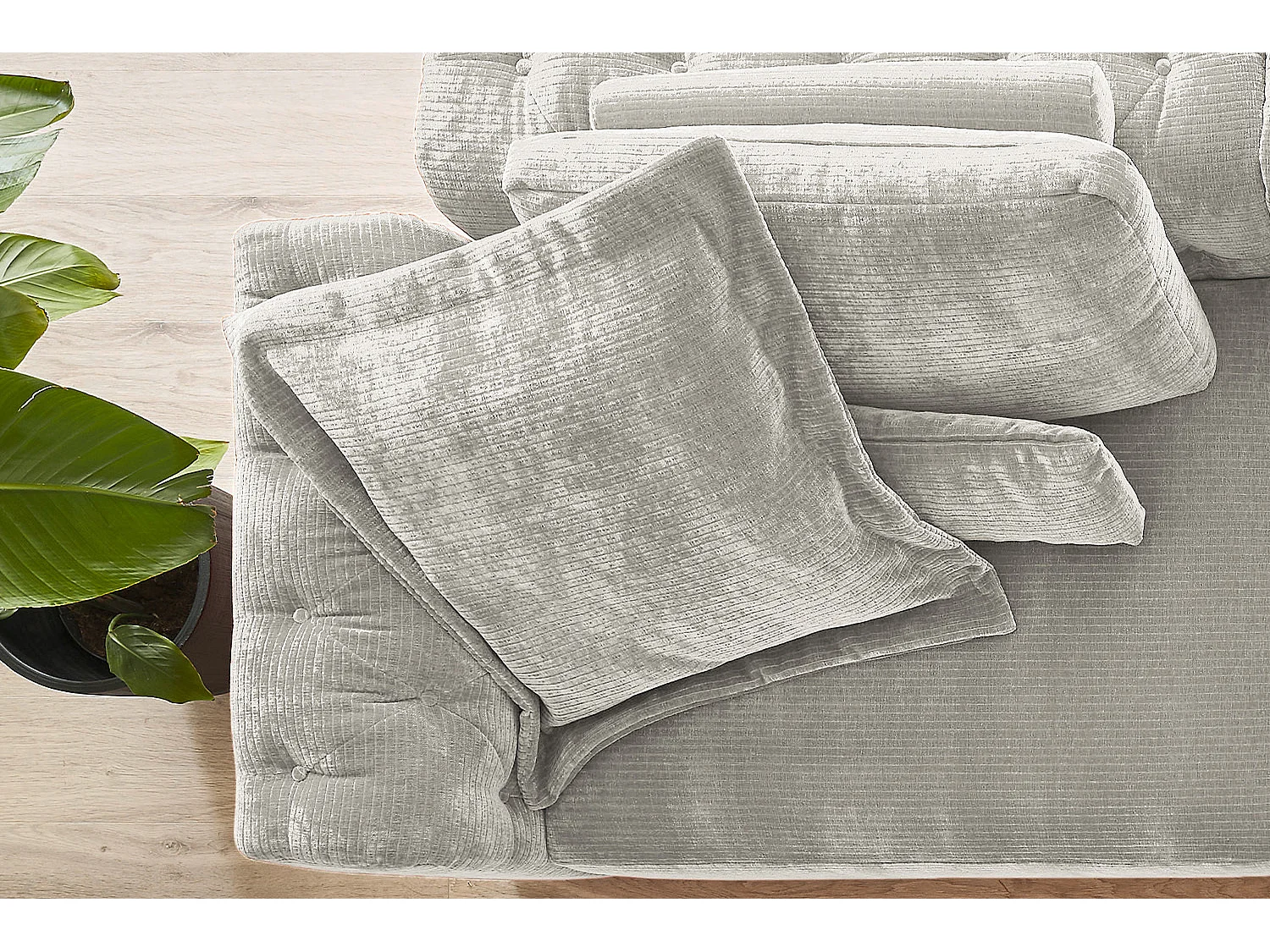 Flatterkissen - Silber Cord - SEPHI