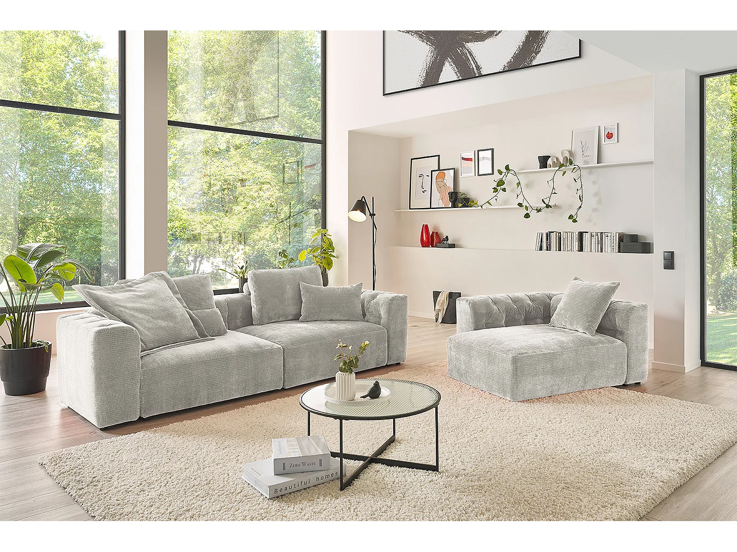 Flatterkissen - Silber Cord - SEPHI