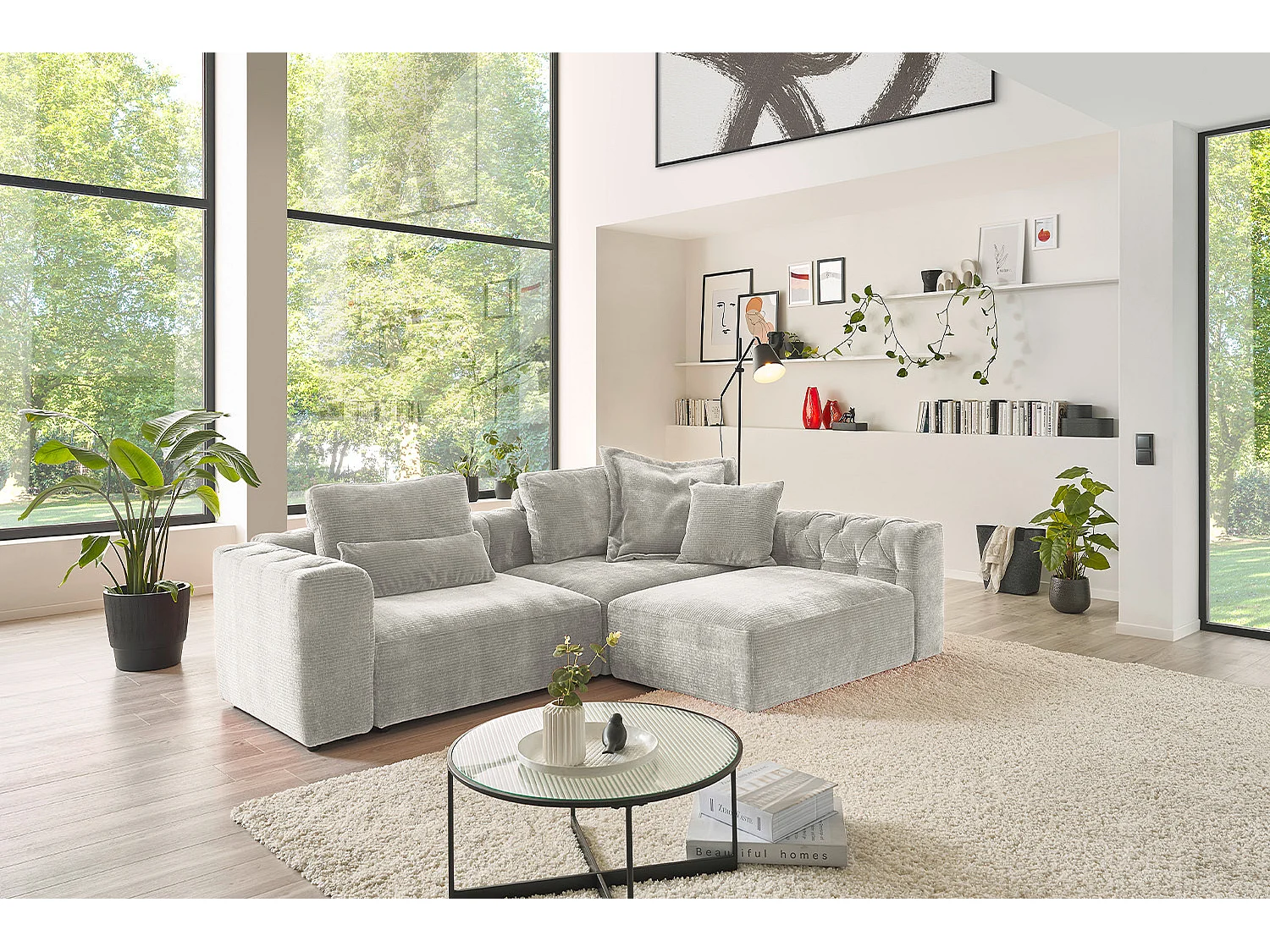 Flatterkissen - Silber Cord - SEPHI