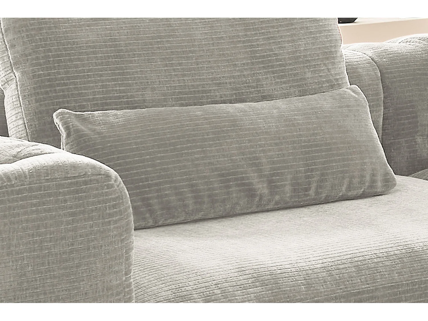 Coussin rénal - argent Velours côtelé - SEPHI