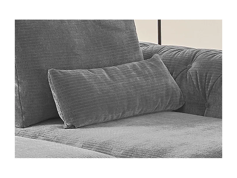 Coussin rénal - Gris Velours côtelé - SEPHI