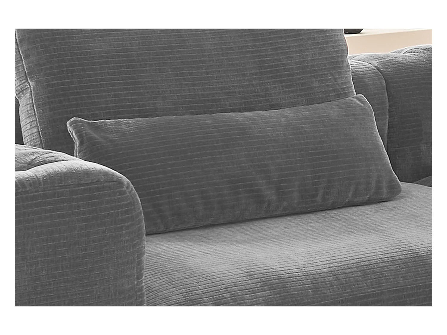 Nierenkissen - Grau Cord - SEPHI