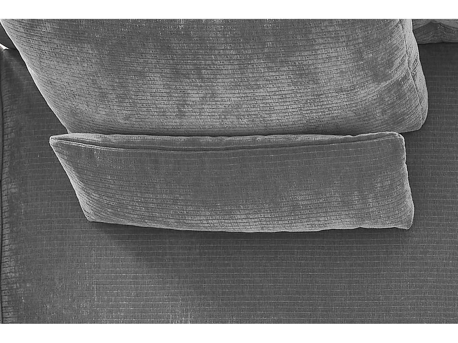 Coussin rénal - Gris Velours côtelé - SEPHI