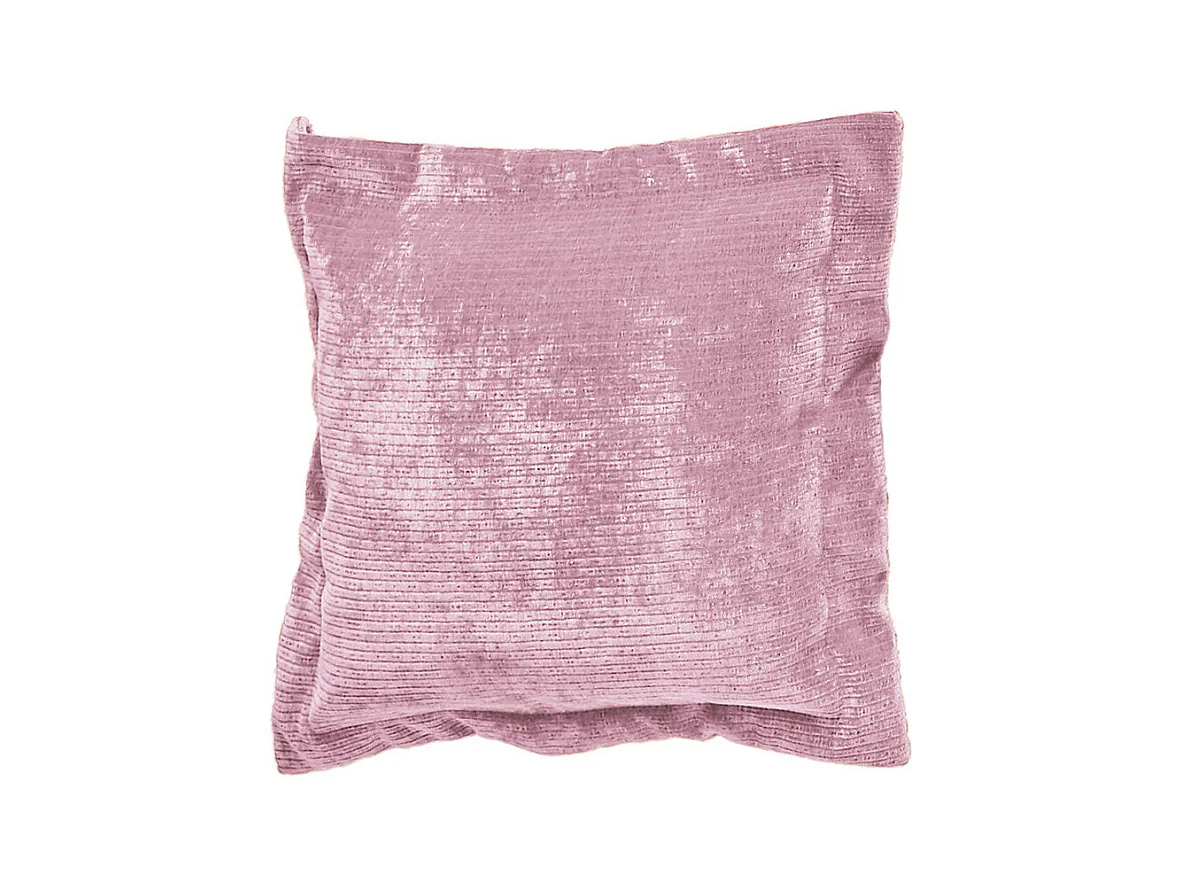 Coussin Flutter - Rose Velours côtelé - SEPHI