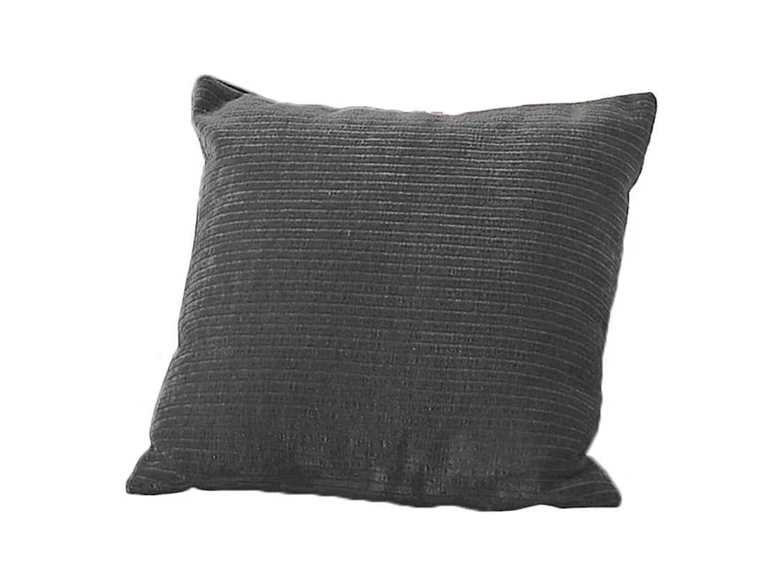 Coussin pointu - anthracite Velours côtelé - SEPHI