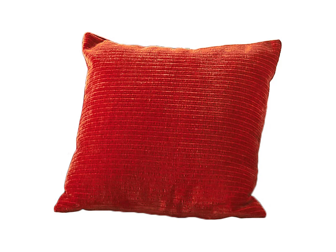 Coussin pointu - Rouge Velours côtelé - SEPHI