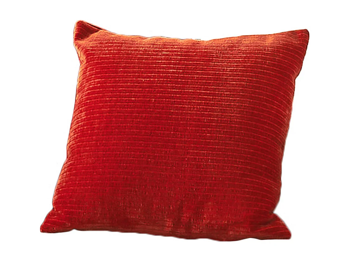 Coussin pointu - Rouge Velours côtelé - SEPHI