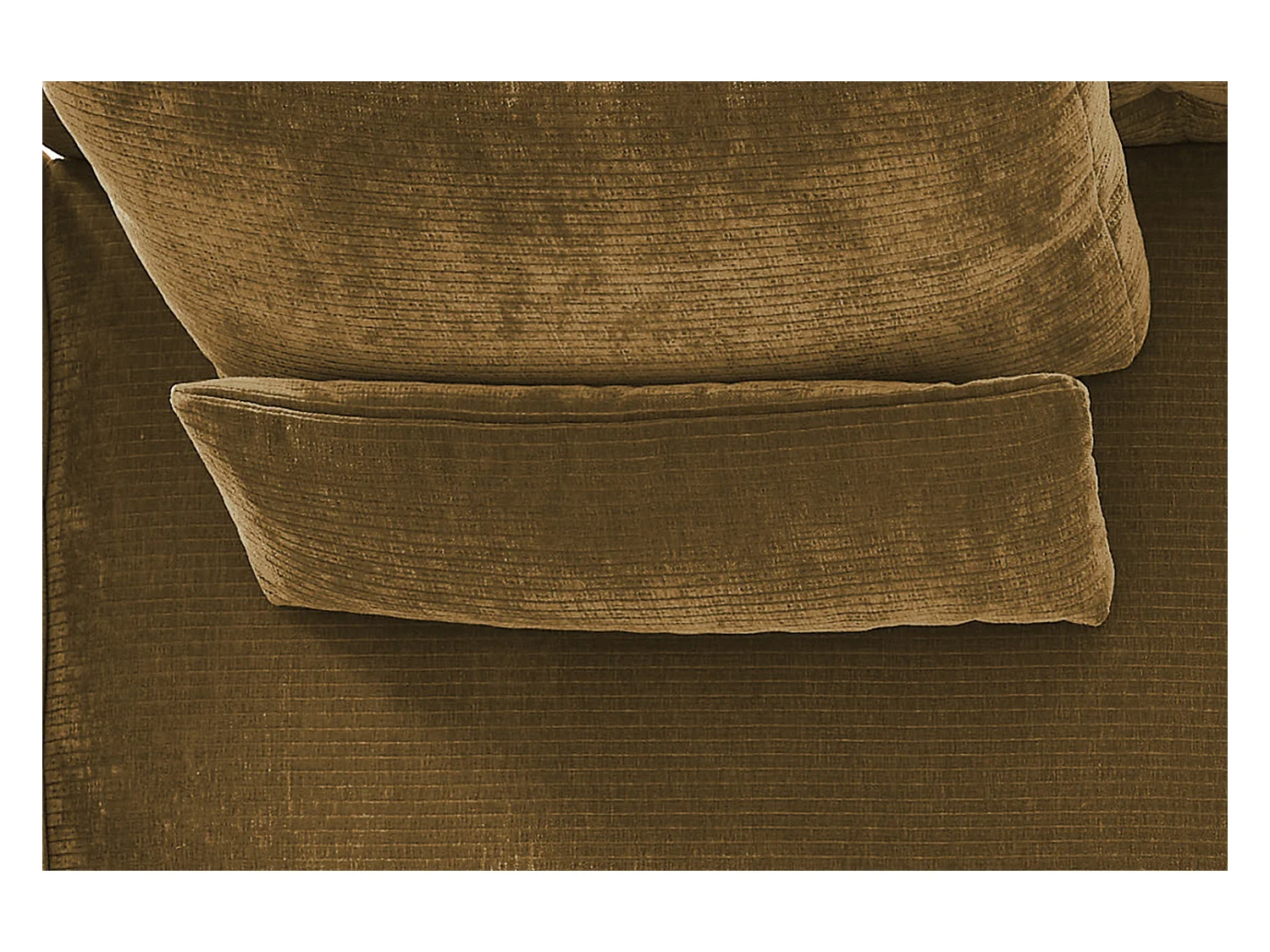 Coussin rénal - marron Velours côtelé - SEPHI