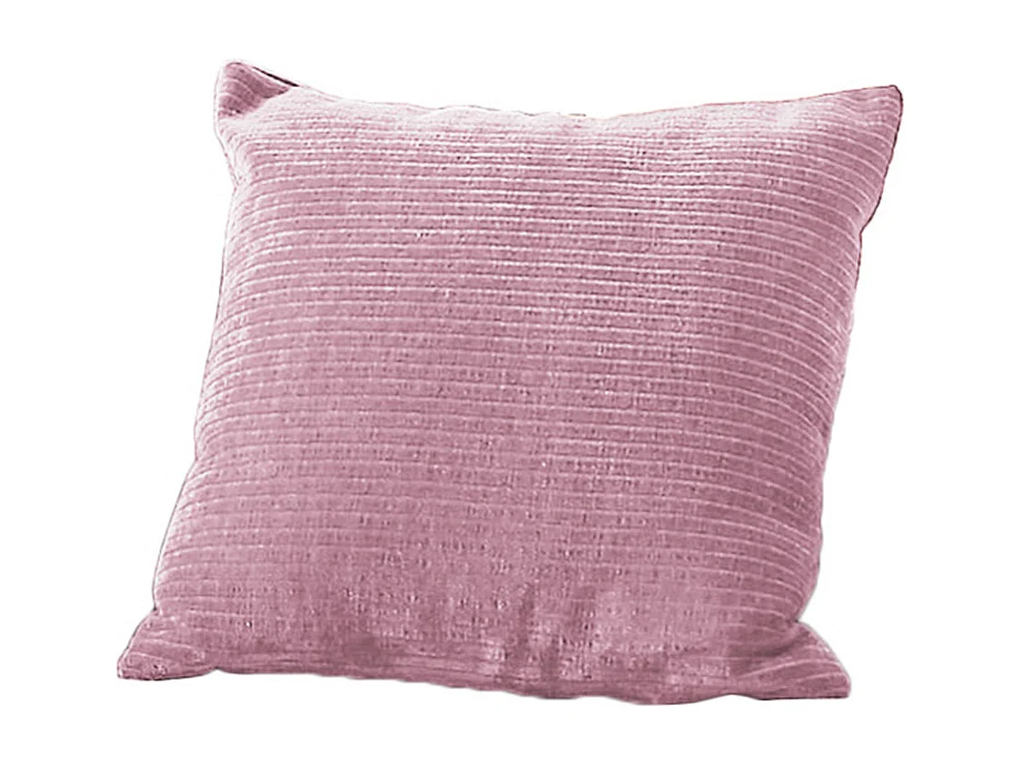 Coussin pointu - Rose Velours côtelé - SEPHI