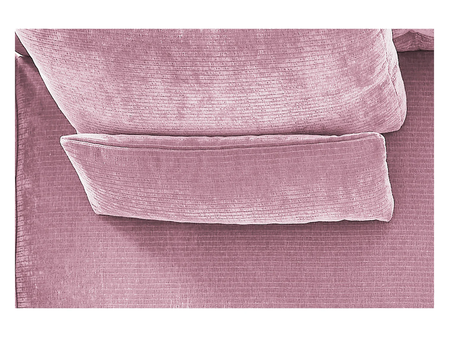 Coussin rénal - Rose Velours côtelé - SEPHI