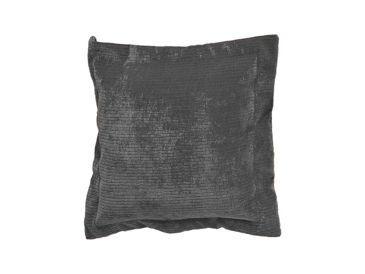 Coussin Flutter - anthracite Velours côtelé - SEPHI