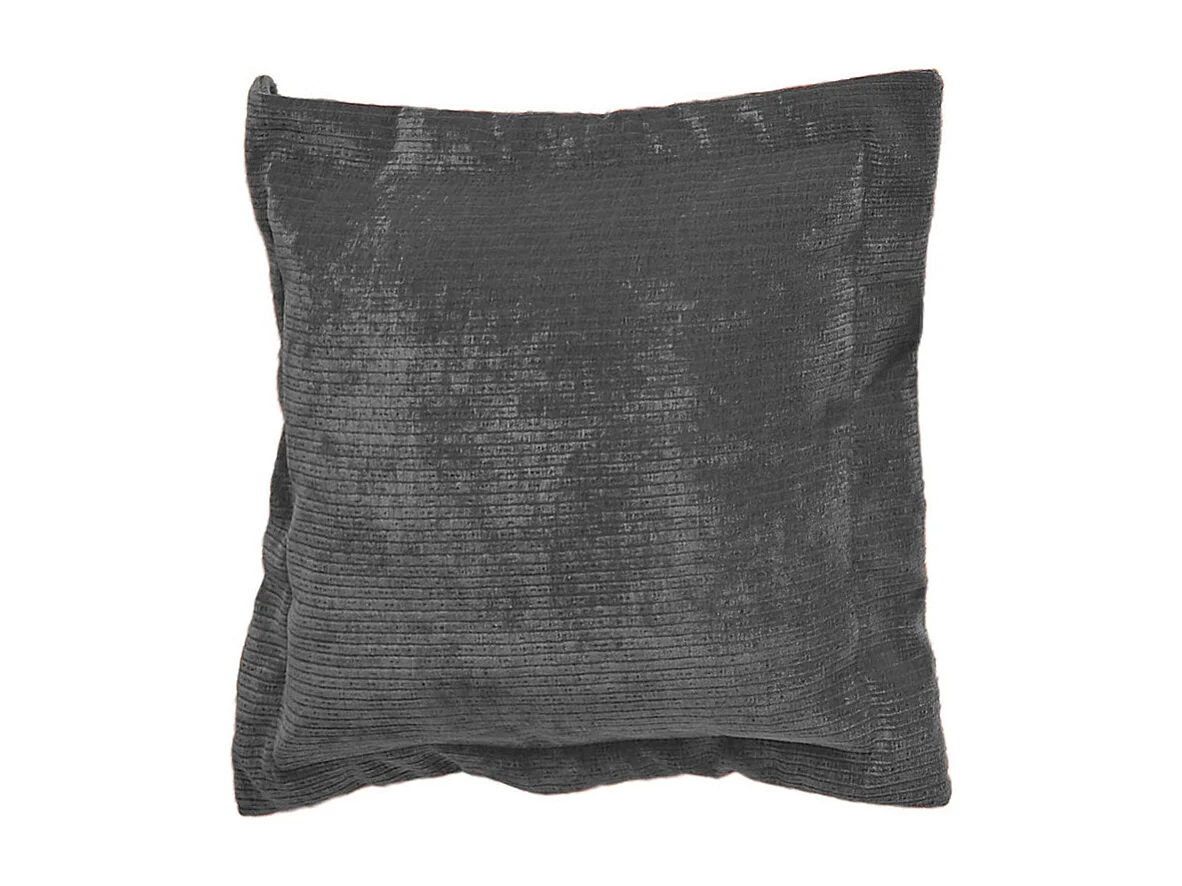 Coussin Flutter - anthracite Velours côtelé - SEPHI