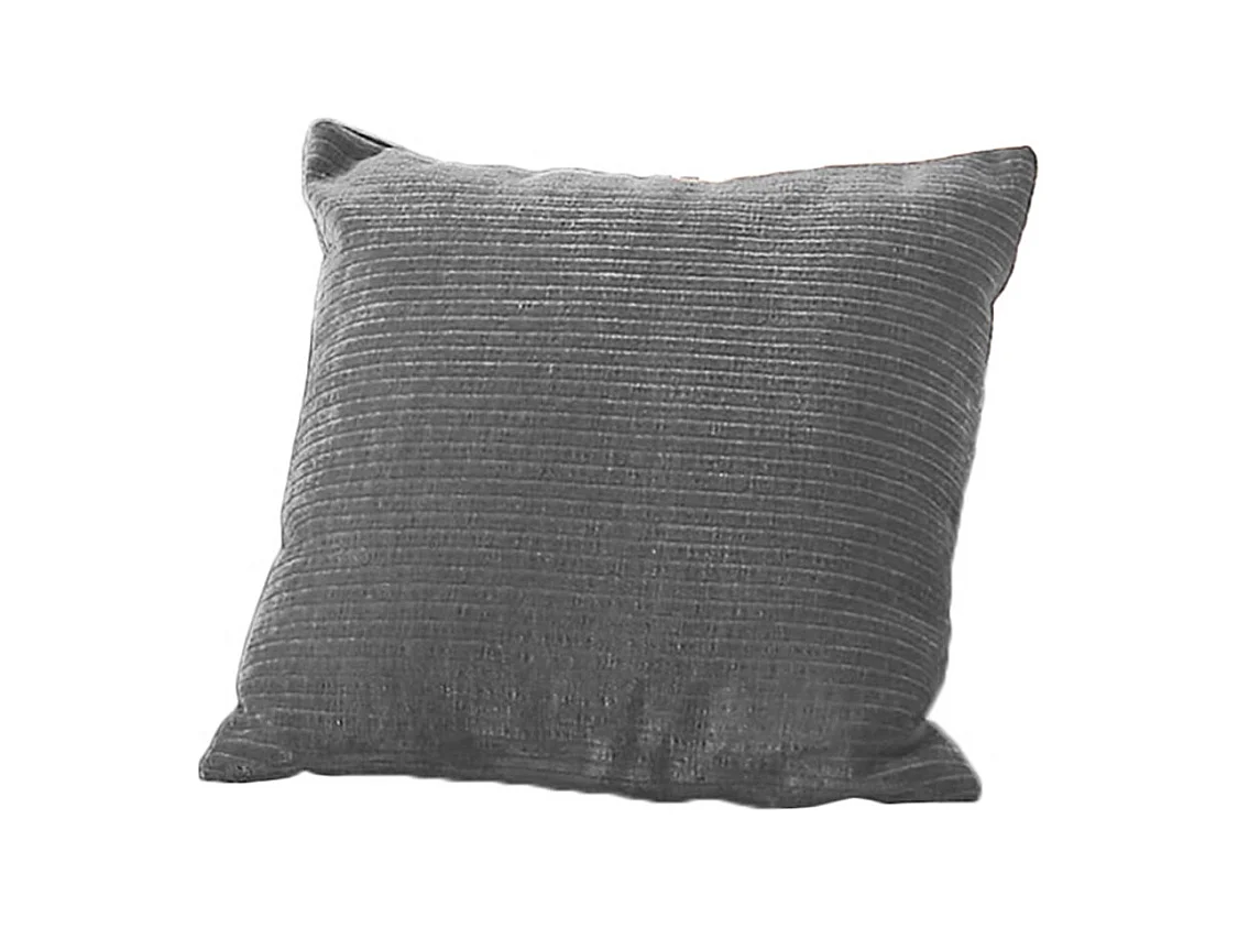 Coussin pointu - Gris Velours côtelé - SEPHI