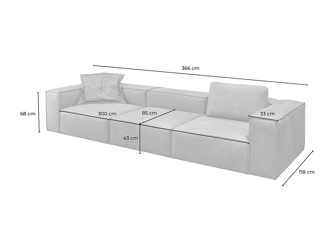 Sofa - Grün Leder - CARMO