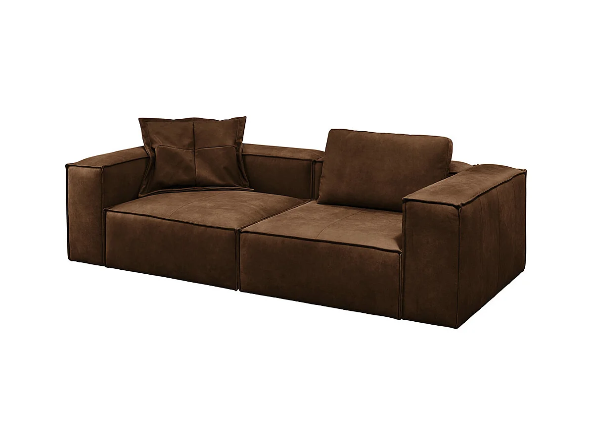 Divano - marrone pelle - CARMO