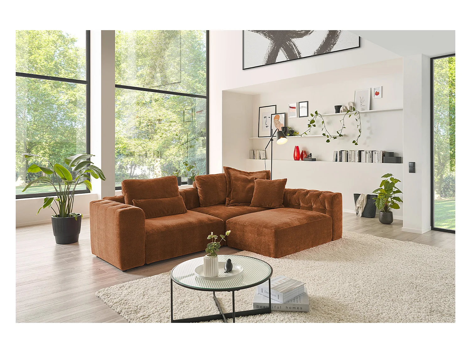 Petit - brun rougeâtre Velours côtelé - SEPHI