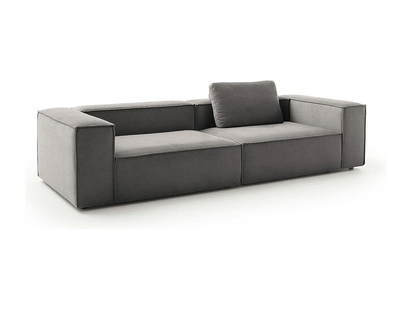 Divano - antracite Velluto a coste - CARMO