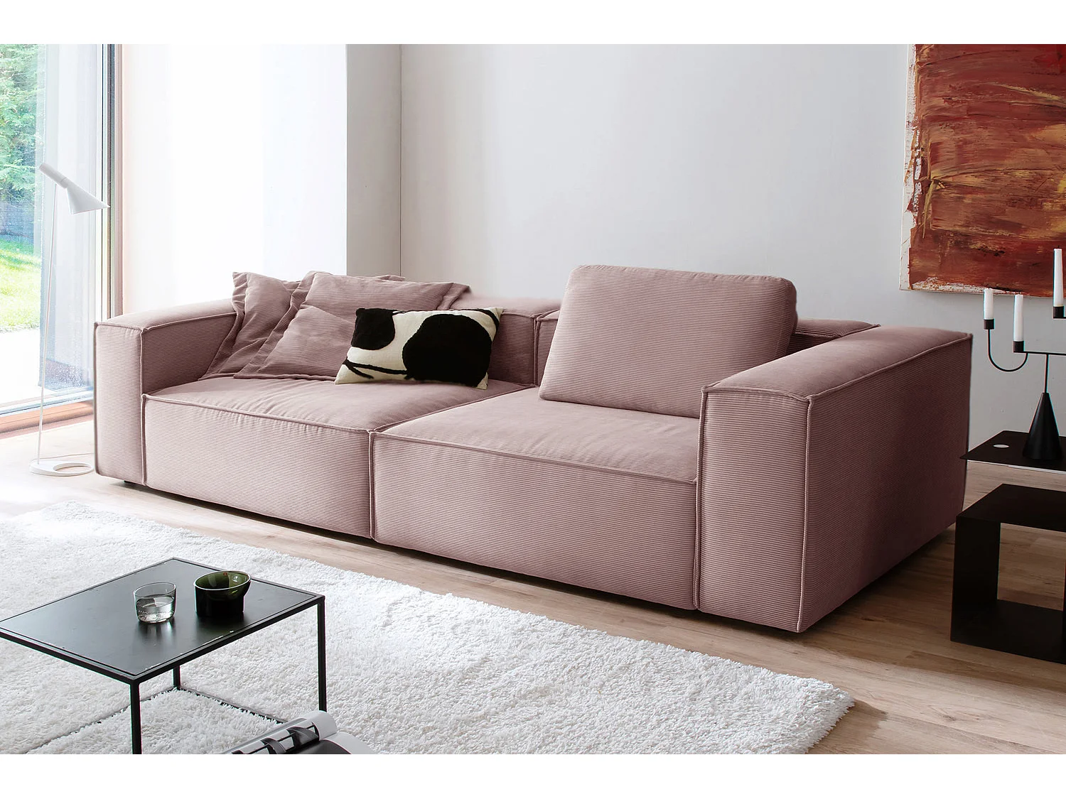 Sofa - Pink Cord - CARMO